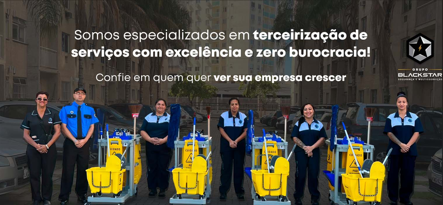 Especializados em terceirização de serviços!